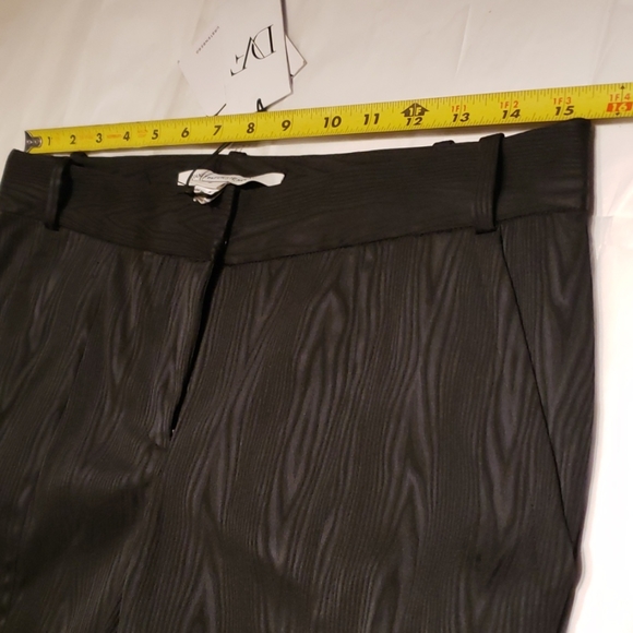 DVF/Diane von Furstenberg NEW Noelle Dress Pants BLACK Women's 6 - Picture 4 of 16
